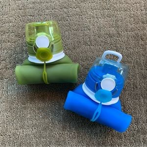 NWT 2 Calibreware Collapsible & Foldable 26 oz Water Bottles